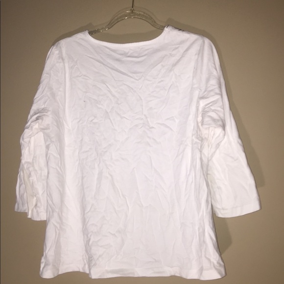 🍁🛍 Croft&Barrow Black&White Long Sleeve Shirt⚫️ - Picture 3 of 3